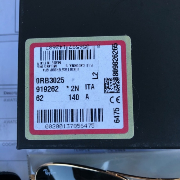 Ray ban aviators. Large frame size - Picture 4 of 4